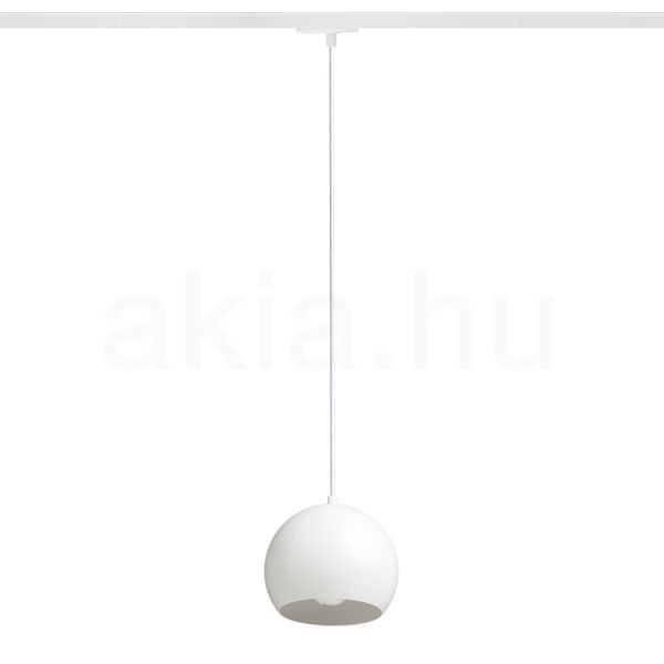 AGNETA egy áramkörös sínen függő lámpa fehér  230V LED E27 11W