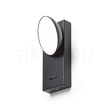 ELISEO fali lámpa fekete 230V LED 5W 3000K