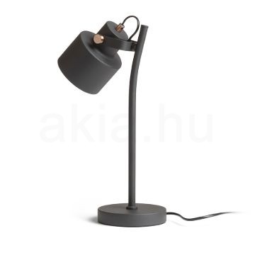 CELEIA asztali lámpa matt fekete szálcsiszolt réz 230V LED E27 11W