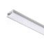 LED PROFILE A süllyesztett 1m  alumínium/tej akril 