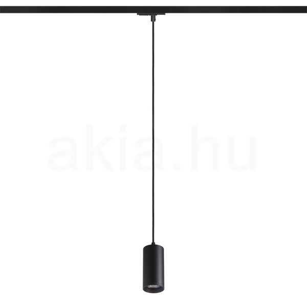 BELENOS egyfázisú áramkörös sínre függő lámpa fekete  230V LED GU10 9W