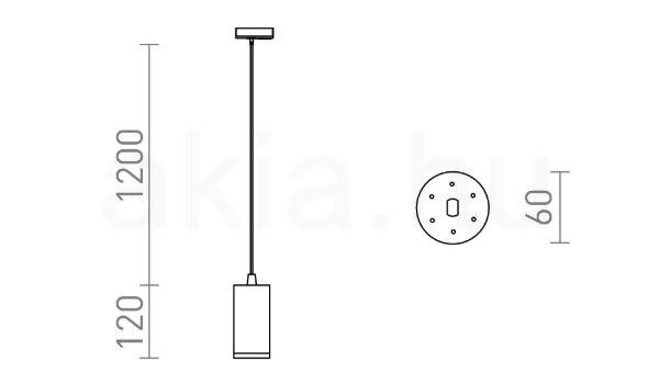 BELENOS egyfázisú áramkörös sínre függő lámpa fehér  230V LED GU10 9W