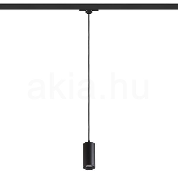 BELENOS háromfázisú áramkörös sínre függö lámpa fekete  230V LED GU10 9W