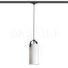 JULIETTA 31 háromfázisú áramkörös sínre  opál üveg/fekete 230V LED E27 15W
