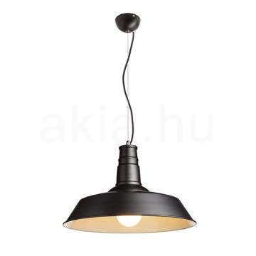 GOLDIE 46 függő lámpa fekete/fehér  230V LED E27 30W