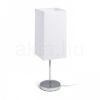 NYC/TEMPO 15/30 asztali lámpa  Polycotton fehér/króm 230V LED E27 15W