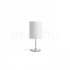 NYC/RON 15/20 asztali lámpa  Polycotton fehér/króm 230V LED E27 15W