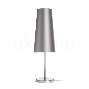 NYC/CONNY 15/30 asztali lámpa  Monaco galamb szürke/ezüst PVC/nikkel 230V LED E27 11W