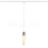 EIGHT háromfázisú áramkörös sínre függö lámpa  opál üveg/króm 230V LED E27 11W