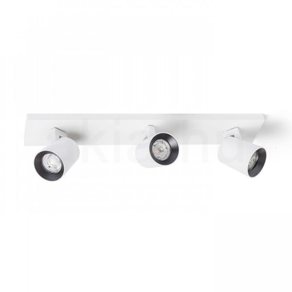 KENNY III felületre szerelhető fehér/fekete  230V LED GU10 3x8W