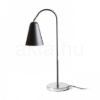 GARBO asztali lámpa fekete króm 230V LED E27 15W