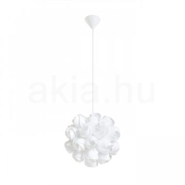 COCO függő lámpa  fehér PVC 230V LED E27 15W