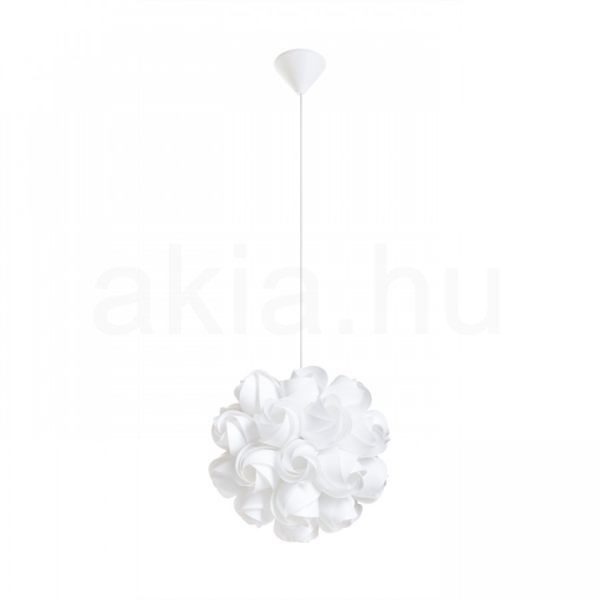 COCO függő lámpa  fehér PVC 230V LED E27 15W