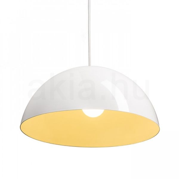MONROE 40 függő lámpa csillogó fehér/fehér  230V LED E27 30W