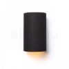 RON W 15/25 fali lámpa  Polycotton fekete/arany fólia 230V LED E27 15W