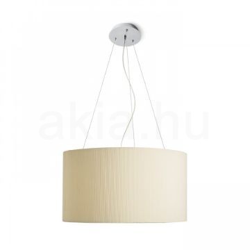 LALO 55 függő lámpa krémfehér matt nikkel 230V LED E27 3x15W