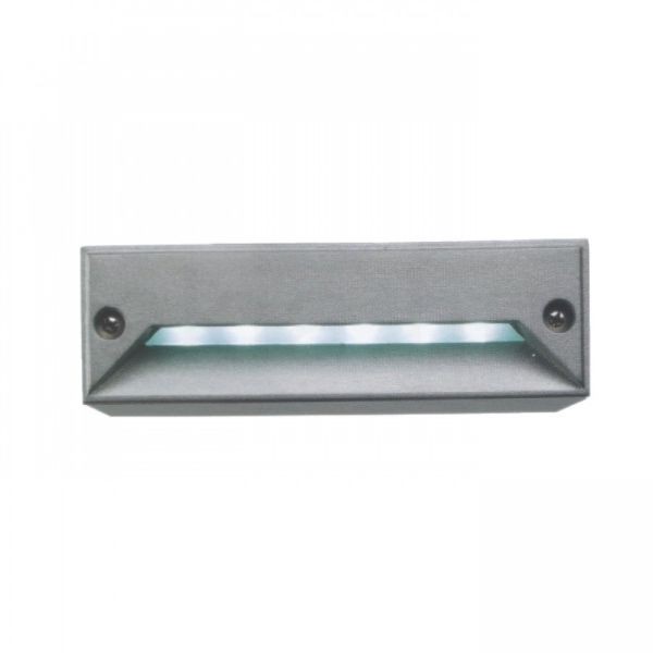minI LED RC süllyesztett lámpa ezüstszürke 230V LED 0.8W IP54 5500k