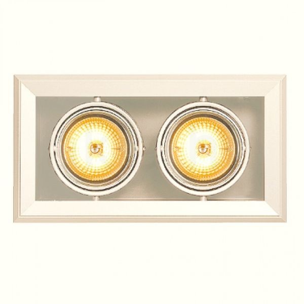 AIXLIGHT MOD 2 QRB111 süllyesztett lámpa krémfehér 12V G53 2x50W