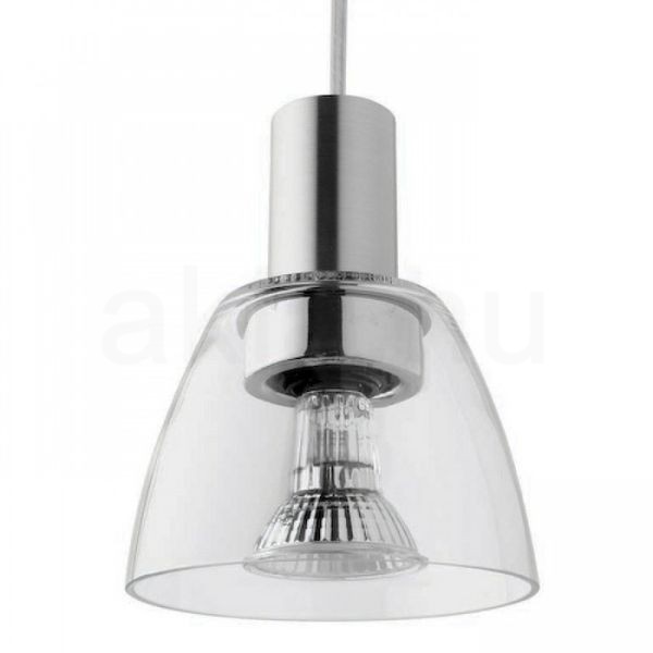 BIZZO függő lámpa  tiszta üveg/alumínium 230V LED E14 15W