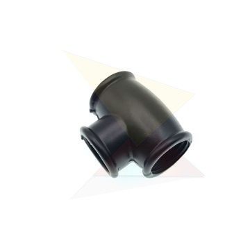Fekete T idom 3xM10  belső menettel - 20mmx17mm
