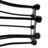 Dekoratív csepp alakú fém lámpabúra – fekete
