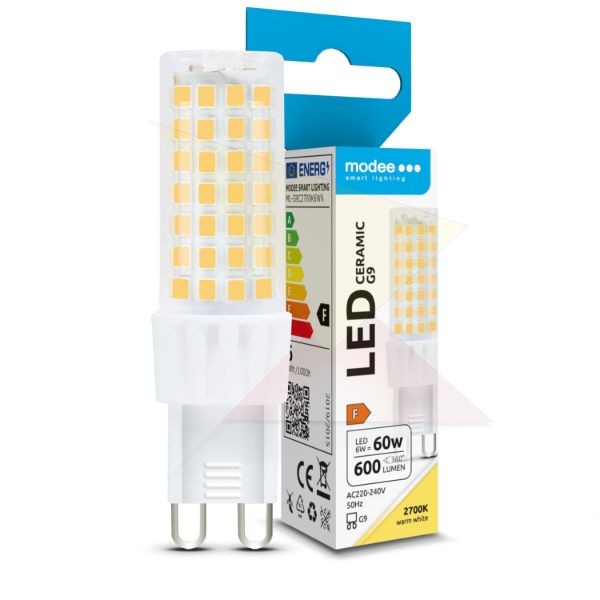 Modee Lighting LED Izzó G9 Ceramic 6W 2700K (600 lumen) ERP