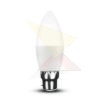 KODAK Max LED Izzó Gyertya (Candle) C37 5W B22 270° 2700K (450 lumen)