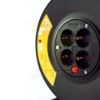 Technik Professional Kábeldob 4-er 25m 1,5mm2 (fekete) 16A