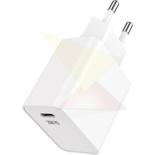 Technik Hálózati Adapter USB-C (fast charger) 20W Fehér
