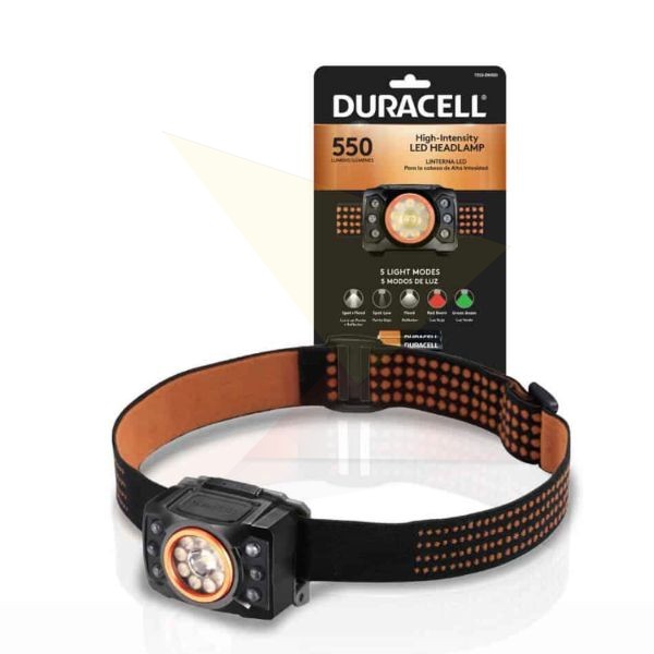 Duracell Fejlámpa DH550SE (+3AAA) IPX4 (550 lumen) B1