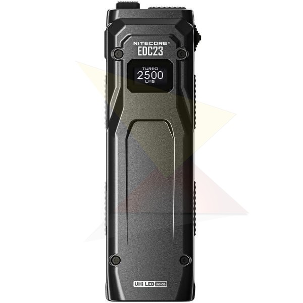 Nitecore Elemlámpa EDC23 (Beépített Li-ion) 2 x NiteLab UHi 25 (2500 lumen)