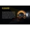Nitecore Elemlámpa EF1 (1x18650) 830 lumen ATEX 2/22 G Ex d II T6 Gb