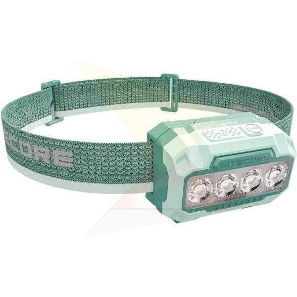 Nitecore Fejlámpa HA23UHE (3x AAA/akkumulátor) 4x MCT UHE LED (600 lumen) Zöld