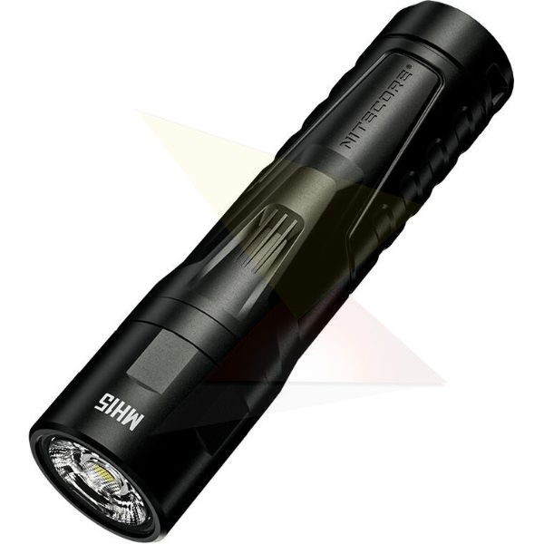 Nitecore Elemlámpa MH15 (5000mAh beépített akku) + PowerBank (2000 lumen)