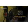 Nitecore Elemlámpa NU05 V2 KIT (akkumulátoros - tartozék) HP LED (40 lumen)