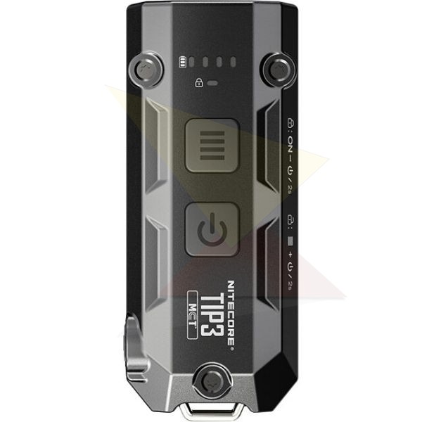 Nitecore Elemlámpa TIP3 (akkumulátoros) MCT UHE LED (720 lumen) Fekete
