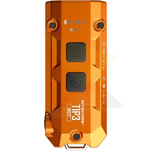 Nitecore Elemlámpa TIP3 (akkumulátoros) MCT UHE LED (720 lumen) Narancs