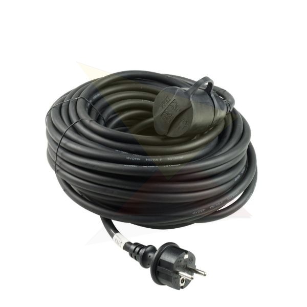 Technik Industrial Hosszabbító 1 utas 20m kábellel 3x1,5mm2 H07RN-F (IP44) 16A